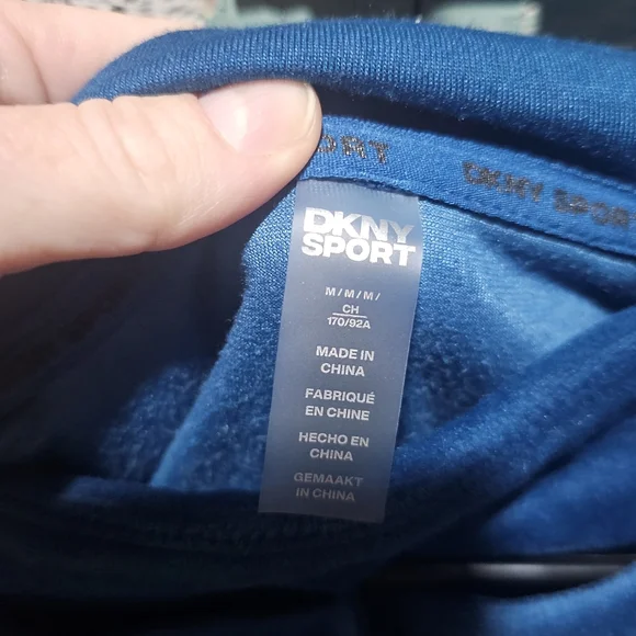DKNY Sport Vibrant Blue Velour Set - Picture 3 of 6